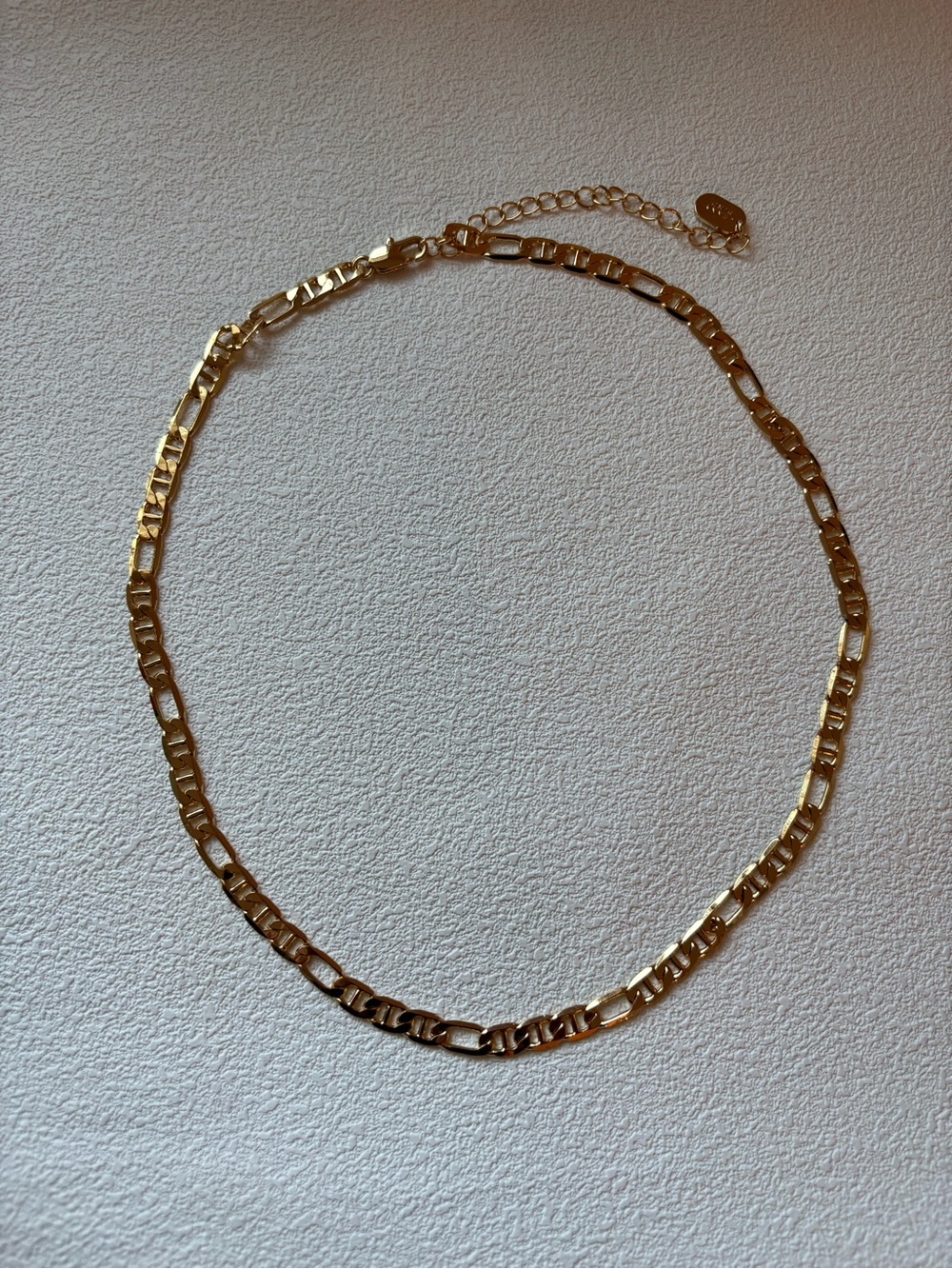 New Jenny Bird Polished Gold Link Necklace
